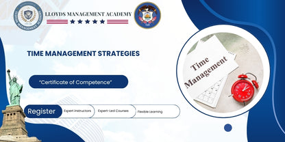 Time Management Strategies Professional Program